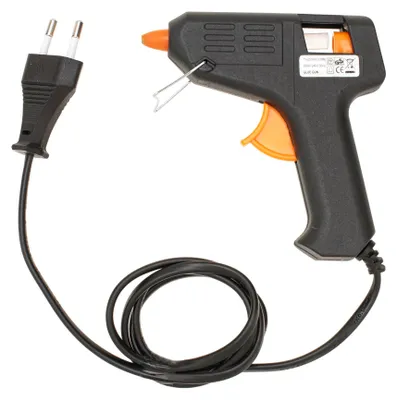 Produktbild von GLOREX Heißklebepistole mini 10W 220-240V schwarz Blister