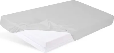 Obrázok produktu pre Gumové napínacie prestieradlo z bavlny 70x140x10, šedé