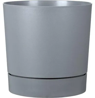 Produktbild von Blumentopf mit Wasserreservoir, GARDEN ID Plano, Ø 29 cm, 14 L, H 29 cm, Pure Grau