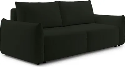 Produktbild von Selsey Theolla – 3-Sitzer-Schlafsofa mit Chenille und Bettkasten, Grün