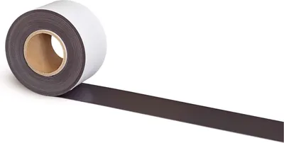Produktbild von MAUL Magnetband PET 1 Stück 40 g/cm ² magnetisch selbstklebend beschriftbar 10 m x 10 cm x 1 mm braun
