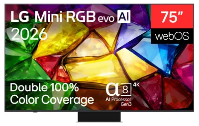 Produktbild von LG Mini RGB 75MRGB88B9B, 190,5 cm (75"), 3840 x 2160 Pixel, LED, Smart-TV, WLAN, Schwarz