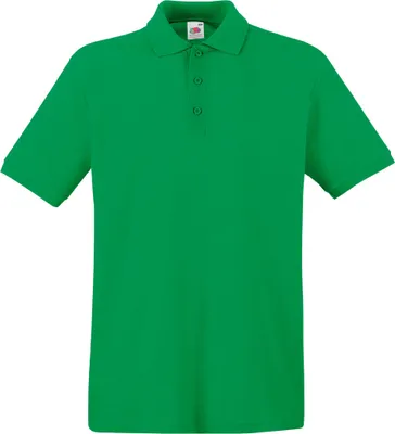 Produktbild von Fruit Of The Loom Premium Herren Polo-Shirt, Kurzarm BC1381 (S) (Kellygrün)