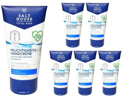 Produktbild von Salthouse Feuchtigkeits-Handcreme mit Totes Meer Mineralien 6x 75ml