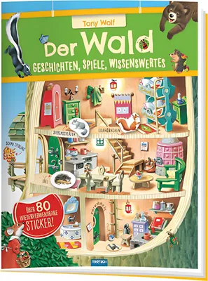 Produktbild von Trötsch Der Wald Geschichten Spiele Wissenswertes Stickerbuch