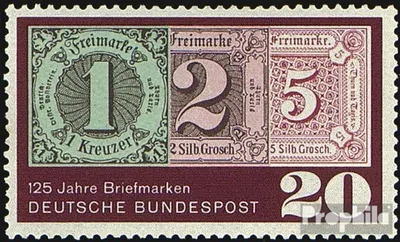 Produktbild von Briefmarken BRD (BR.Deutschland) 1965 Mi 482 (kompl.Ausg.) FDC 125 Jahre Briefmarken