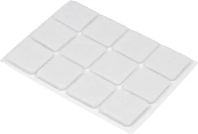 Image de METALTEX Patins en feutre carrés 2x2cm 12pcs 102895