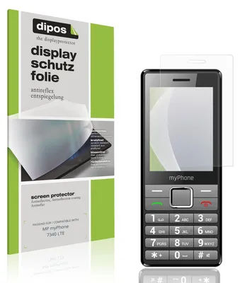 Produktbild von 4x Schutzfolie für MP myPhone 7340 LTE matt Displayschutzfolie Folie Display Schutz dipos