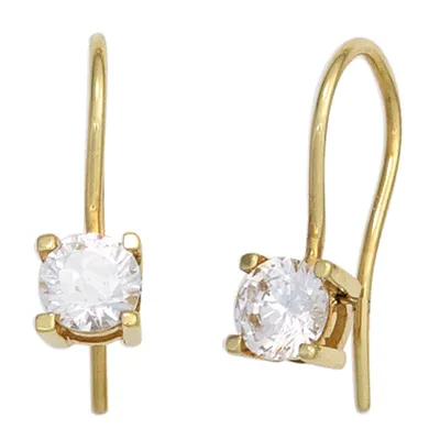 Produktbild von JOBO Ohrhänger 333 Gold Gelbgold 2 Zirkonia Ohrringe