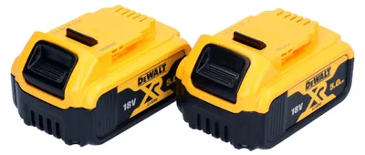 Zdjęcie produktu dla Zestaw akumulatorów DeWalt DCB 184 P2 2x 18 V 5,0 Ah / 5000 mAh Li-Ion XR