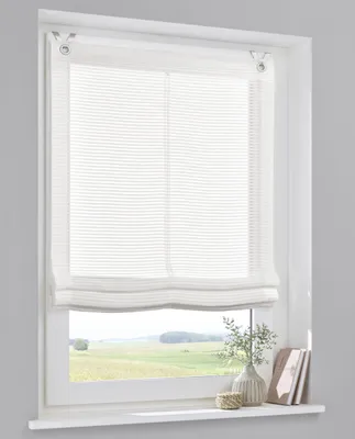Faltstore Areggo weiß/offwhite 80x130 cm, semitransparent