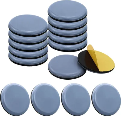 Produktbild von Möbelgleiter, 16 Stück 50mm PTFE Selbstklebende Möbelschieber, Möbel Bewegen Pads zum Bewegen Schwerer Möbel (Runden)