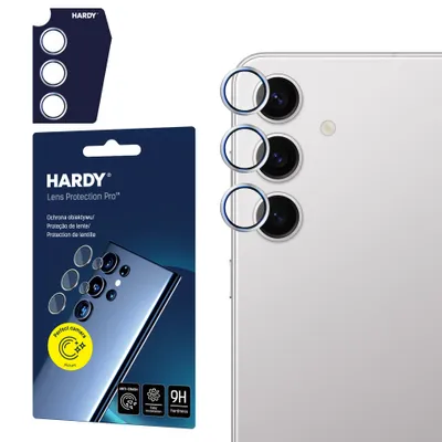 Produktbild von 3mk Hybridglas HARDY Lens Protection für Samsung Galaxy S24 Gray Kamera Objektiv Kameralinse 0,4mm 9H