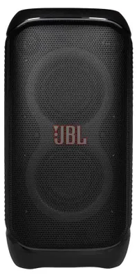 Produktbild von JBL Partylautsprecher, 240W RMS, Bluetooth, Lichtshow, Rollen, schwarz, 1 Stk.