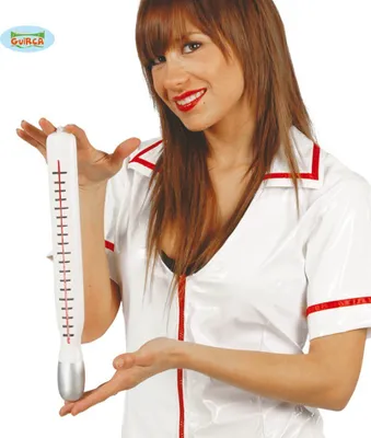 Produktbild von Thermometer zum Krankenschwester Kostüm 34cm
