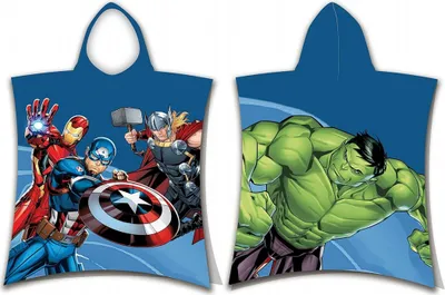 Produktbild von Strandtuch Poncho Avengers Hero 50x115 cm