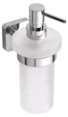 Produktbild von Sapho INSIA Seifenspender 230ml, Milchglas, Chrom