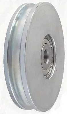 Produktbild von Seilrolle 79 mm fur Seil 8 mm Metallprofilrollen mit Lagerung d=79mm/8 250kg (CM79/8L)
