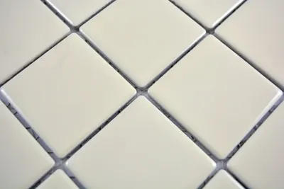 Produktbild von Handmuster Mosaikfliese beige magnolia Fliesenspiegel Küchenrückwand glänzend MOS14-1902_m