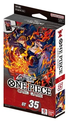 Obrázok produktu pre One Piece: The Card Game – ST-35 – Starter Deck – Red/Black Sabo