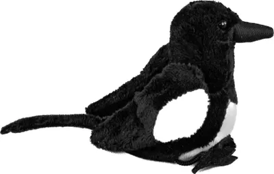 Produktbild von Elster Vogel 12 cm schwarz-weiß Kuscheltier