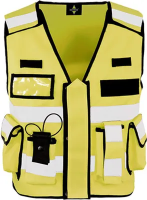 Immagine prodotto di Korntex KXTAC | Gilet tattico Bonn Taglia unica - Colore: Giallo segnale - Taglia: Taglia unica