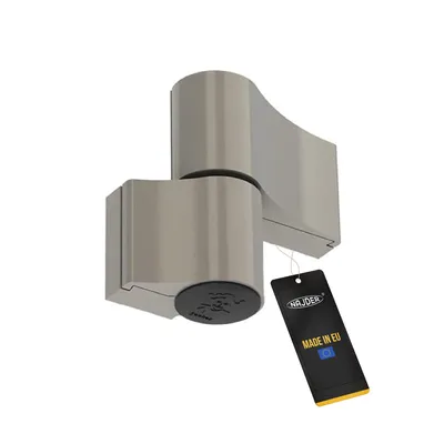 Produktbild von NAJDER Aluminium-Türscharnier - Jocker Typ - Aufschraubband - Doppelscharnier - Scharnier - für Türen - 1 Stück -Montageabstand 67mm - Farbe Satin