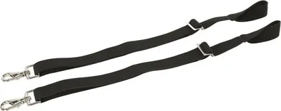 Produktbild von Kerbl Beinschnüre schwarz für RugBe Decken mit Snaphook, Größe:One Size