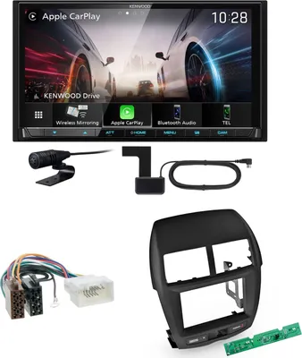 Produktbild von Kenwood DMX8021DABS Android Auto CarPlay Einbauset für Mitsubishi ASX bis 2014