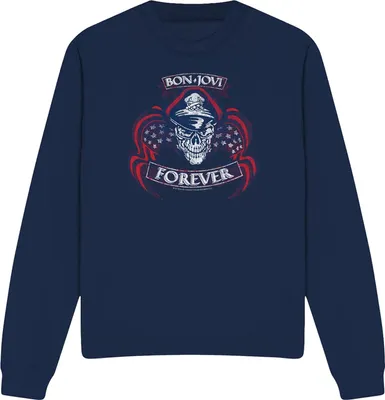 Produktbild von Bon Jovi - "Forever" Sweatshirt für Herren/Damen Uni TV22740 (M) (Schwarz)