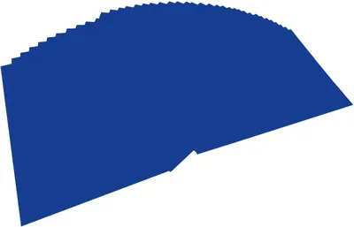 Produktbild von folia 6436 - Tonpapier ultramarin, DIN A4, 130 g/qm, 100 Blatt - zum Basteln und kreativen Gestalten von Karten, Fensterbildern und für Scrapbooking
