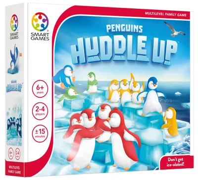 Obrázok produktu pre Penguins Huddle Up, strategická hra pre 2–4 hráčov