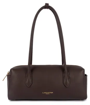 Image de Lancaster Sac Trotteur Zippé Donna Cube Marron Foncé