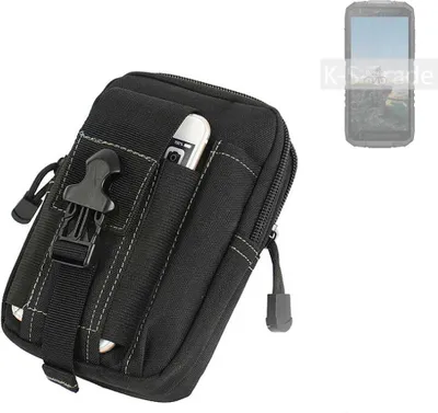 Produktbild von K-S-Trade Gürtel Tasche kompatibel mit Doogee S41 Gürteltasche Holster Schutz Hülle Handy Hülle Smartphone outdoor Handy-Hülle schwarz
