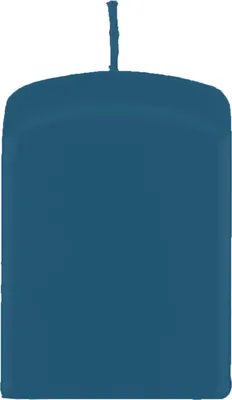 Produktbild von Quader, Quadratische Kerzen Petrol Blau 120 x Ø 60/60 mm, 16 Stück