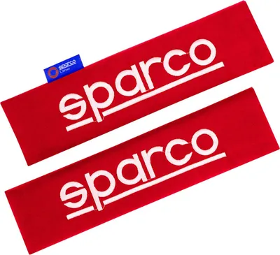 Zdjęcie produktu dla SPARCO ochraniacz pasa bezpieczeństwa poduszka pasa bezpieczeństwa ochraniacz samochodowego pasa bezpieczeństwa czerwony 2x