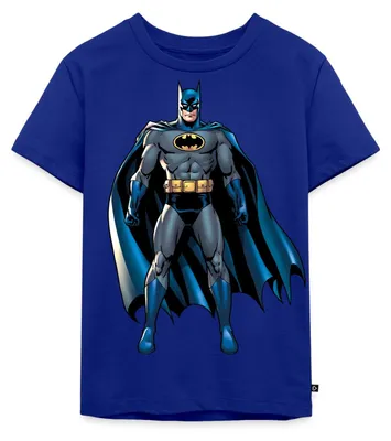 Produktbild von Spreadshirt DC Comics Batman Pose Klassisch Kinder Premium T-Shirt, 134/140 (8 Jahre), Royalblau