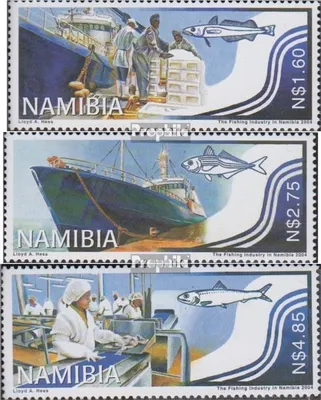 Produktbild von Briefmarken Namibia - Südwestafrika 2004 Mi 1132-1134 (kompl.Ausg.) postfrisch Fischereiindustrie