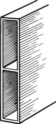 Produktbild von Aluminium Abziehlatte 100 x 18 mm - 6 m Bauqualität FORTIS