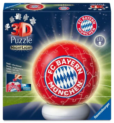 Produktbild von Puzzle-Ball Nachtlicht FC Bayern München Ravensburger 12008056