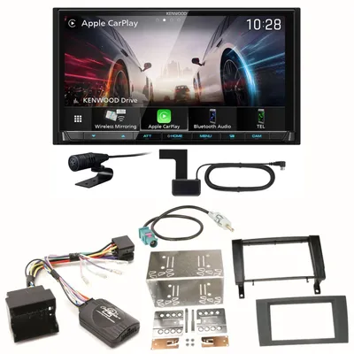 Produktbild von Kenwood DMX8021DABS Android Auto CarPlay Einbauset für Mercedes SLK R171