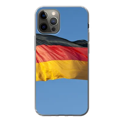 Produktbild von MuchoWow® Handyhülle Schutzhülle Hülle für iPhone 13 Pro Foto der deutschen Flagge Silikon Softcase Handy Hülle - Handy-Tasche