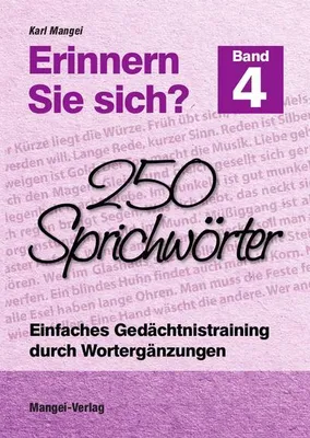 Zdjęcie produktu dla Erinnern Sie sich? 4 - 250 Sprichwörter