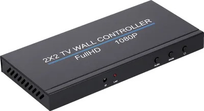 Produktbild von NK-BT14 4-Kanal-TV-Video-Wandcontroller 2x2 1x3 1x2 1x4 4x1 3x1 2x1 HD-DVI-VGA-USB-Videoprozessor 1920 * 1080P 60-Hz-Wand-TV-Splei?bildschirm EU-Stecker