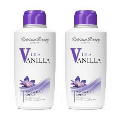 Produktbild von Bettina Barty Lila Vanilla Hand & Body Lotion 2 x 500 ml
