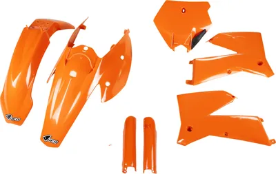 Produktbild von Ufo Ktm Sx/sx-f 2005-2006 Ktkit503f-127 Fork Protectors & Plastikbausatz Orange  Orange One Size