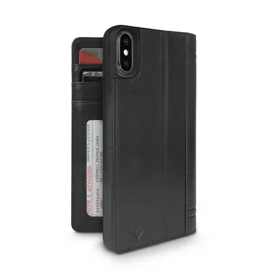 Obrázok produktu pre Twelve South Journal, Puzdro s peňaženkou, Apple, iPhone X, 14,7 cm (5.8"), Čierna