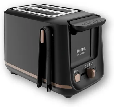 Produktbild von Tefal Incluedo TT5338, 2 Scheibe(n), Schwarz, 850 W, 850 W, 850 W, 171,4 mm