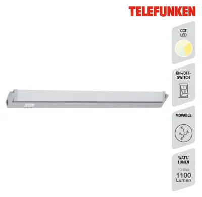 Obrázek produktu pro LED světlo pod skříňku CCT 6,5 W šedý plast Telefunken