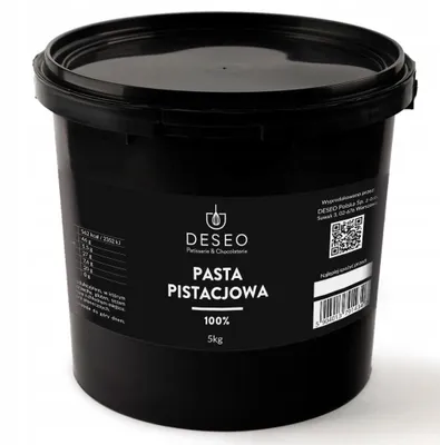 Zdjęcie produktu dla Pasta pistacjowa 100% 5kg DESEO